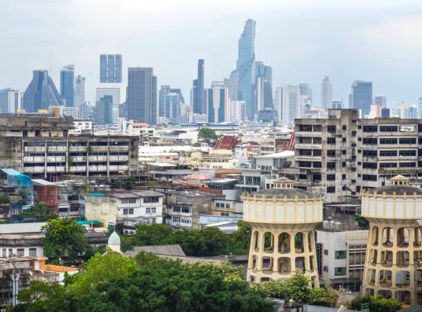 istock Aerial View Downtown Bangkok , Thailand 864661010