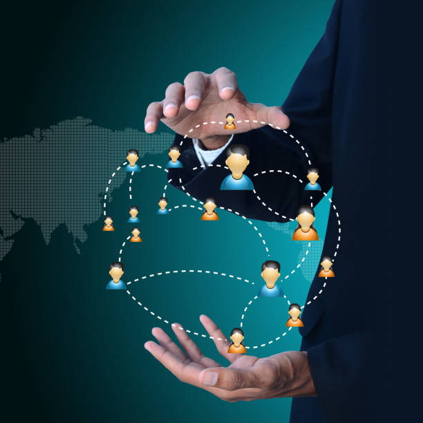 istock Man showing social network concept 864661470