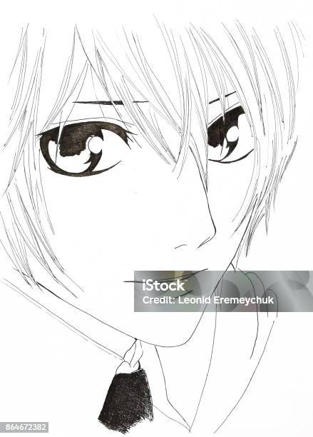 Drawing In The Style Of Anime Image Of A Man In The Picture In The Style Of Japanese Anime Stock Illustration - Download Image Now - iStock Drawing In The Style Of Anime Image Of A Man In The Picture In The Style Of Japanese Anime Stock Illustration - Download Image Now - iStock