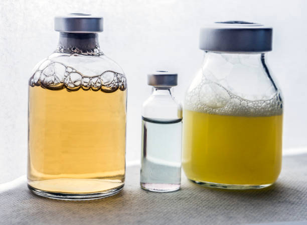istock Medicine in vials , ready for vaccine injection 864704494