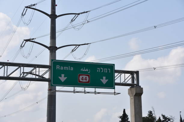 istock Road sign - Israel 864707372