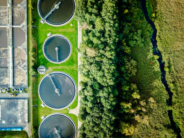 oczyszczalnia ścieków - wastewater zdjęcia i obrazy z banku zdjęć