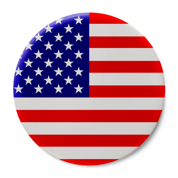 istock American Flag Badge 864708748