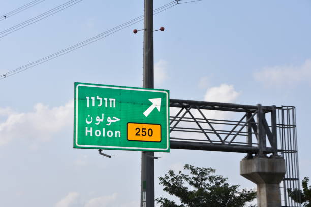 istock Road sign - Israel 864710988