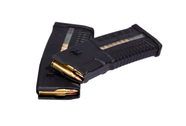 Two rifle magazins with bullets