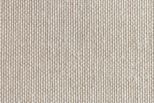 istock Light natural linen texture for the background 864717250