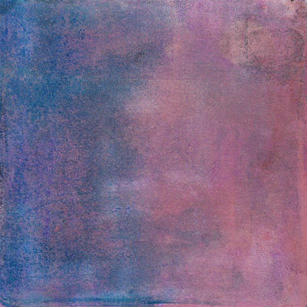 istock Hand painted gradient background with shades of blue and pink 864720590