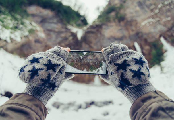 istock Taking photographs the winter landscape. 864724984