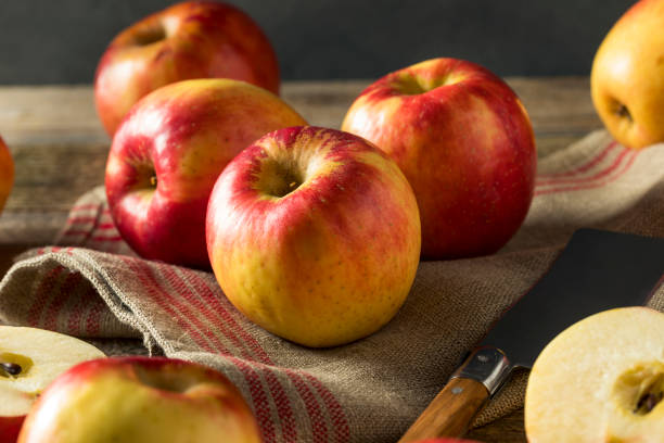 istock Raw Red Organic Sweet Tango Gala Apples 864729248