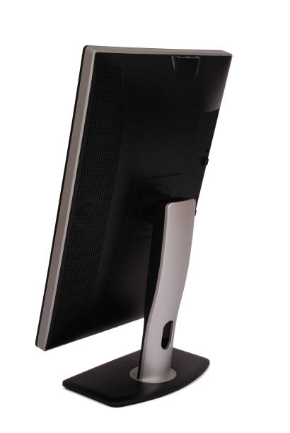 istock Black PC monitor (Clipping path) 864729468