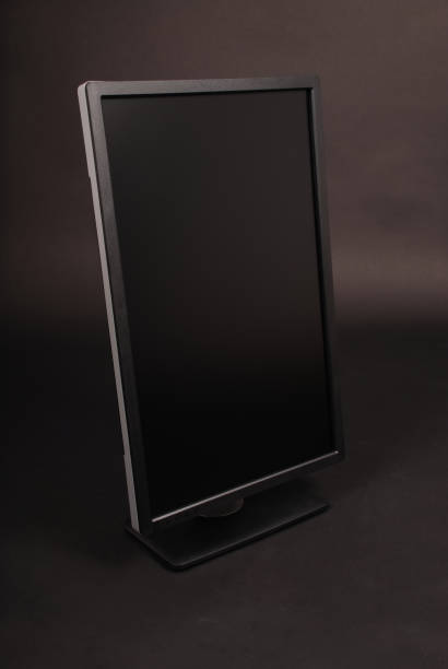 istock Black PC monitor (Clipping path) 864729666
