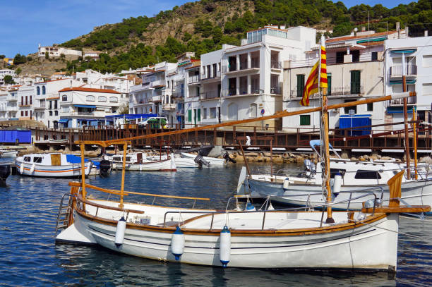 istock Mediterranean village and boats 864732766