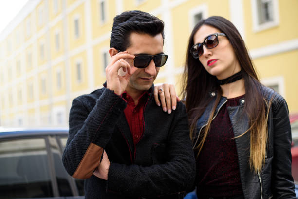 istock Young couple in the city 864735254