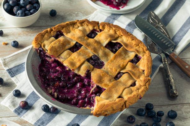 istock Sweet Homemade Blueberry Pie 864745182