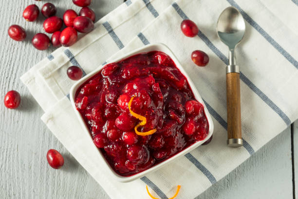 istock Sweet Homemade Cranberry Sauce 864746472