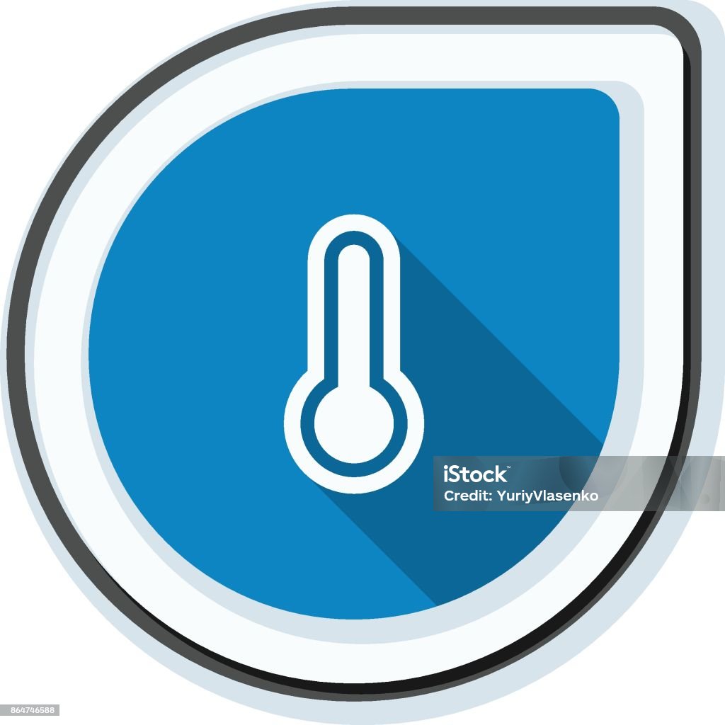 Temeperation Button Temperature Button Label Illustration Stock Illustration - Download ...