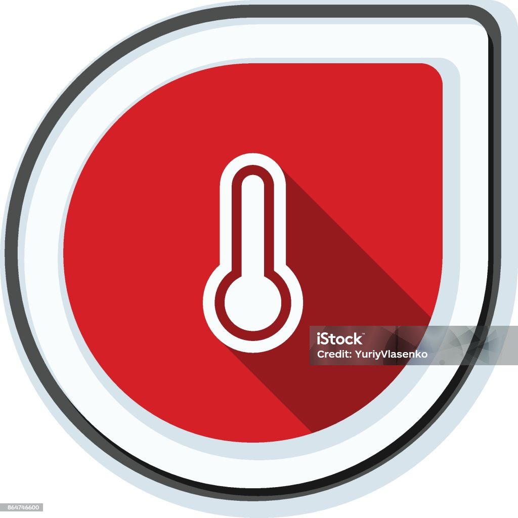 Temeperation Button Temperature Button Label Illustration Stock Illustration - Download ...