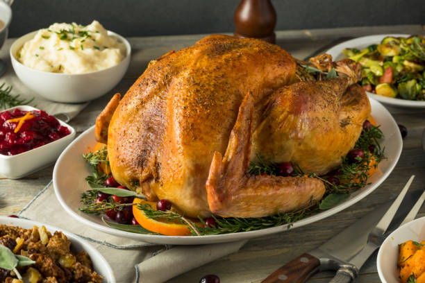 istock Organic Free Range Homemade Thanksgiving Turkey 864753236