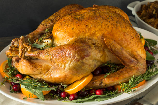 istock Organic Free Range Homemade Thanksgiving Turkey 864756772