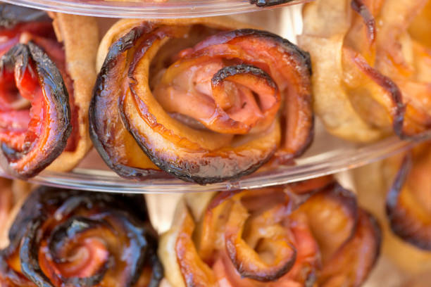 Handmade apple pie flowers on for sale