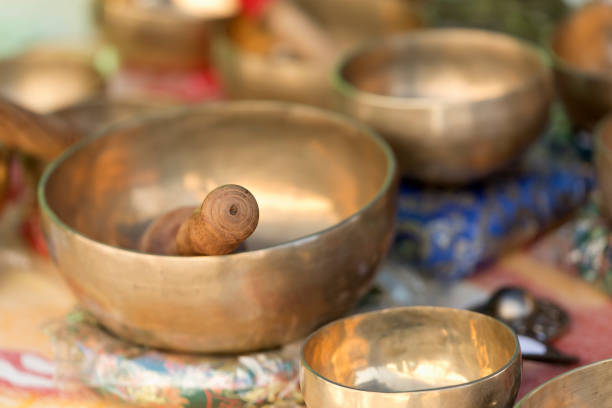 istock Tibetan bowls in a Spanish market 864760102