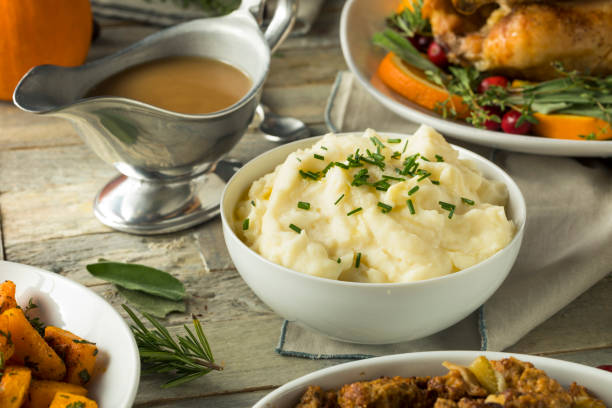 istock Homemade Creamy Whipped Mashed Potatoes 864760194