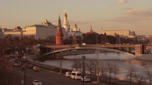 Kremlin and the Kremlin embankment. Moscow.