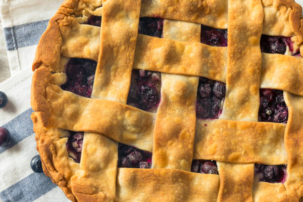 istock Sweet Homemade Blueberry Pie 864763352
