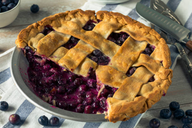 Sweet Homemade Blueberry Pie