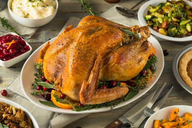 istock Organic Free Range Homemade Thanksgiving Turkey 864769572