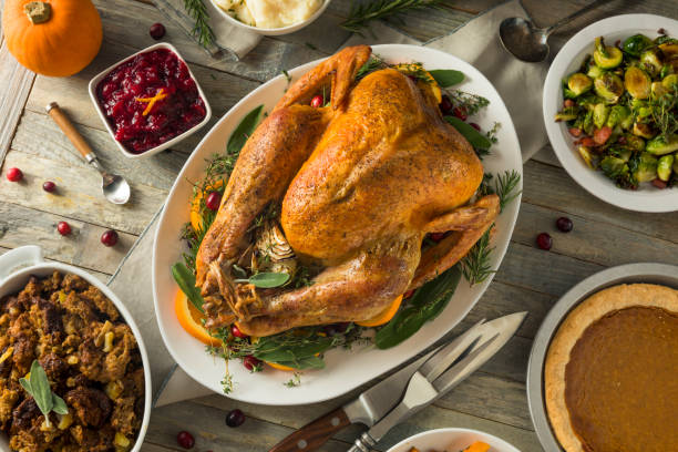 istock Organic Free Range Homemade Thanksgiving Turkey 864771708