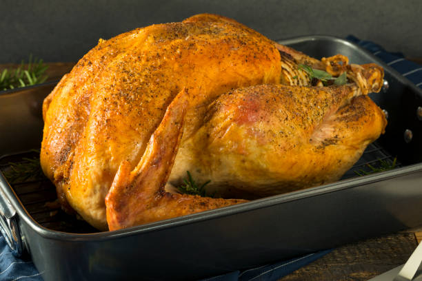 istock Organic Free Range Homemade Thanksgiving Turkey 864774480