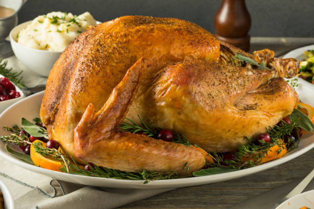 istock Organic Free Range Homemade Thanksgiving Turkey 864777742