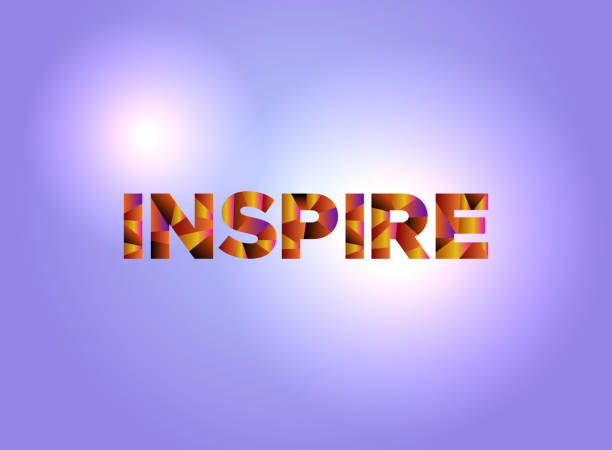 istock Inspire Concept Colorful Word Art Illustration 864792942