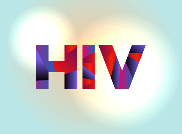 hiv 概念カラフルなワードアートの図 - retrovirus hiv sexually transmitted disease aids点のイラスト素材／クリップアート素材／マンガ素材／アイコン素材