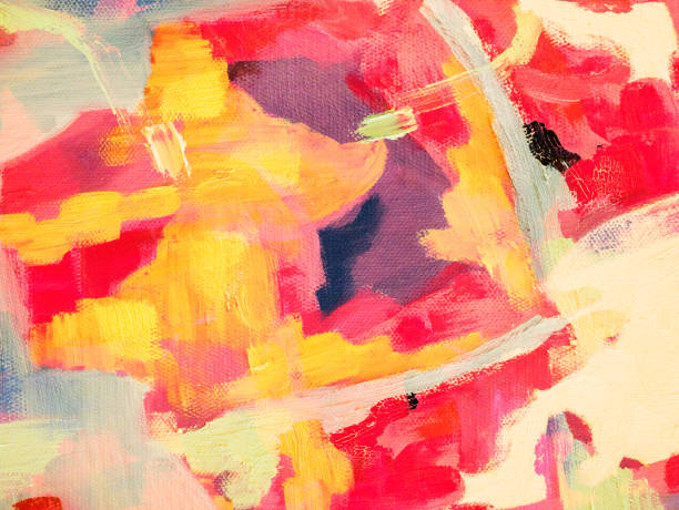 istock abstract oil paint texture on paper 864811434