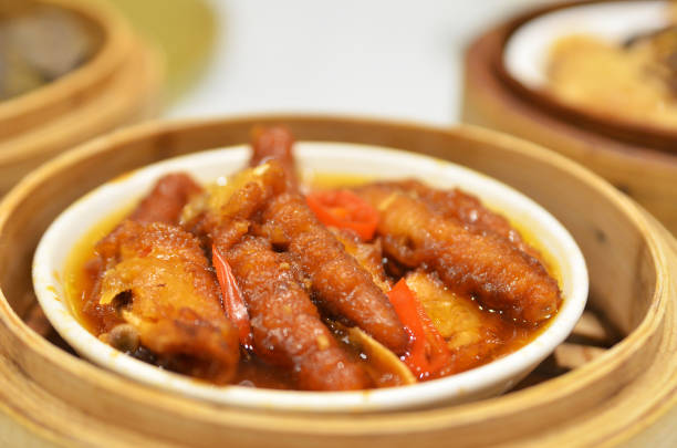 istock Steamed chicken feet dim sum 864812260