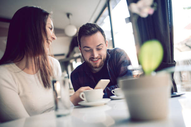istock Cute Couple Using Spare Time to Catch up in The Morning 864820644