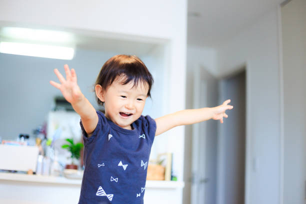 istock Cute child playing indoors 864820782