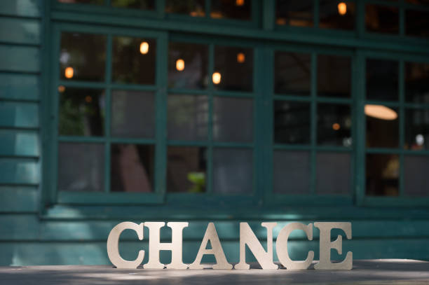 istock Chance word background ,concept of change word 864828350