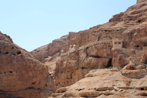 istock Monastery of the Temptation in Jericho 864845230
