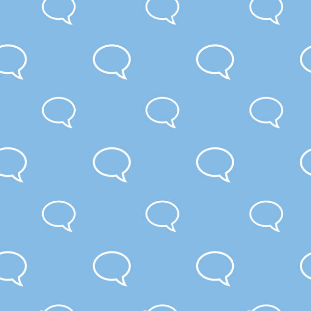 ilustrações de stock, clip art, desenhos animados e ícones de speech bubbles seamless pattern - bubble seamless pattern backgrounds