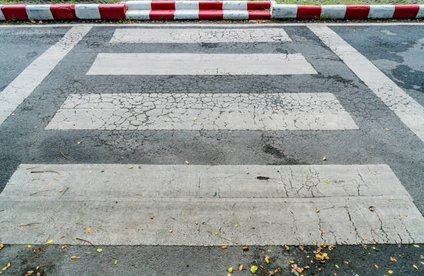 istock Crosswalk on asphalt road 864882162