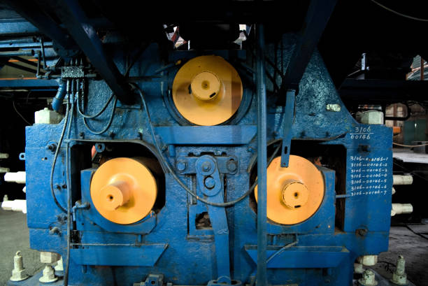 istock Old factory and machine 864889718
