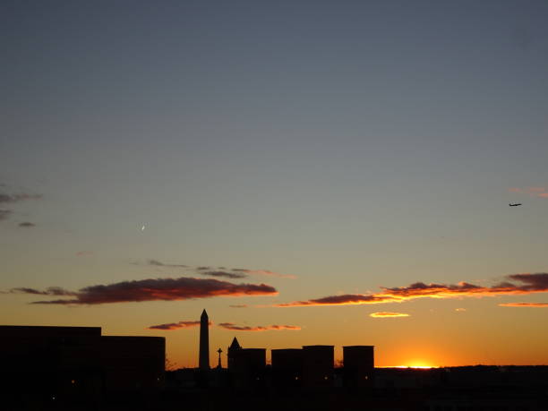 istock vibrant sunset in Washington D.C. with the Washington Monument i 864890352