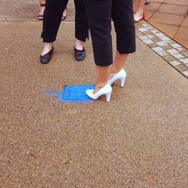 istock Group of people on pavement. 864899590