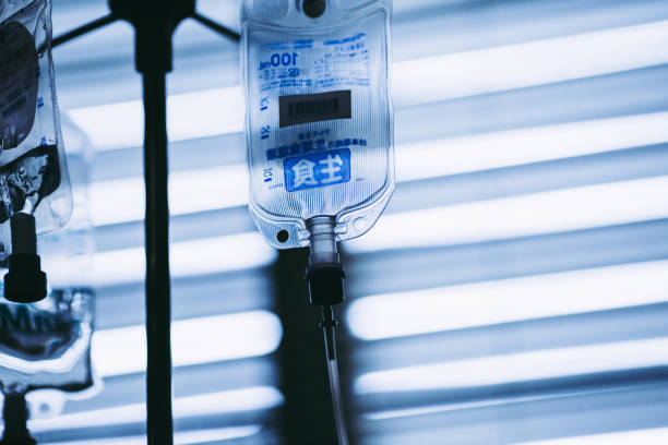 istock Infusion of a hospital 864904014