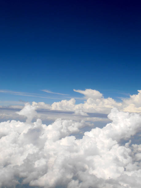 Cloud Fluff Up On Blue Sky Stock Photo - Download Image Now - Abstract,  Beauty, Blue - iStock