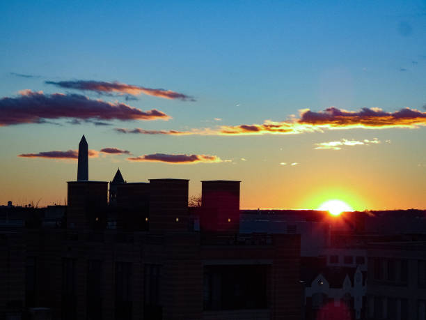 istock vibrant sunset in Washington D.C. with the Washington Monument i 864918840