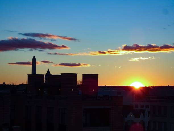 istock vibrant sunset in Washington D.C. with the Washington Monument i 864921972